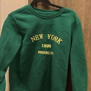 Green New York Sweatshirt